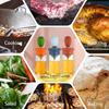 Silicone Brush Barbecue Spray Bottle Glass Seasoning Bottle Oil Brush Dispenser  Seasoning
