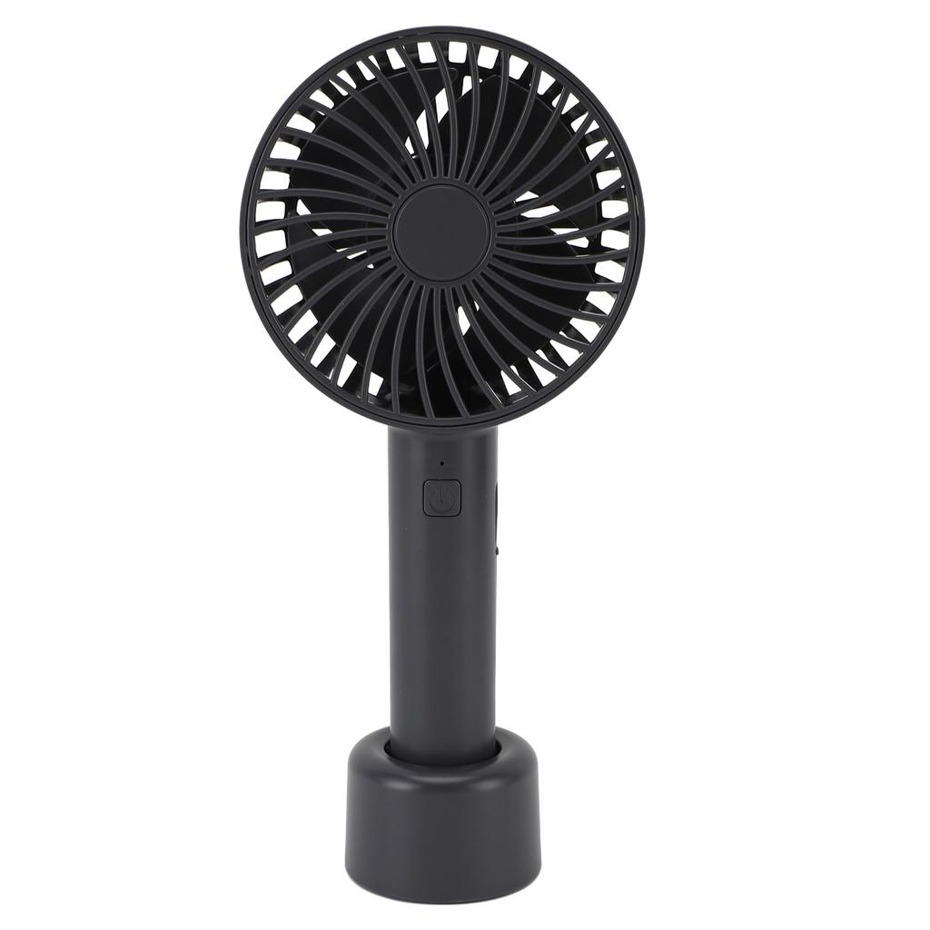 Handheld Fan Quiet Long Lasting Running Rechargeable 3 Speed Portable Fan with Lanyard Base for