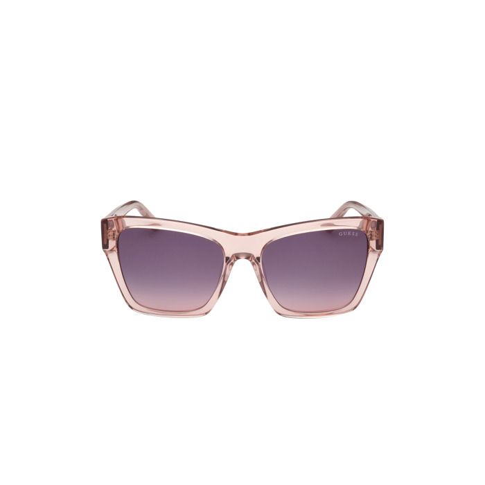 Lunettes de soleil - Guess - 00113 - Beige vif - Verres violet dégradé - Calibre 55