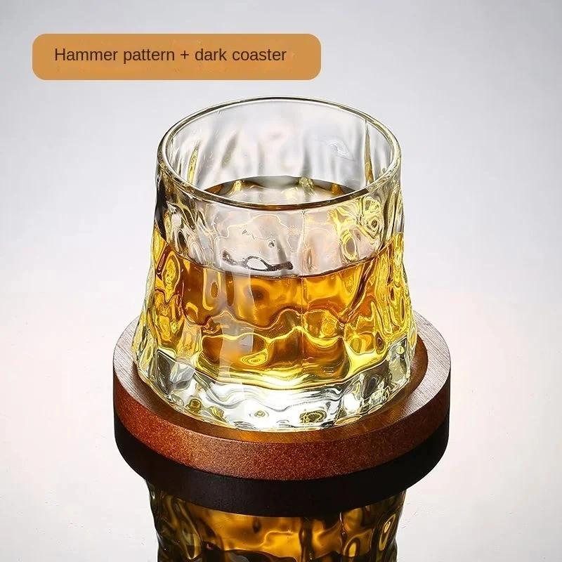 

Креативные хрустальные бокалы для виски, старинные рок-бокалы, стаканы, стеклянная посуда для коктейлей, шотландского виски, волчки, дизайнерские бокалы 200ML