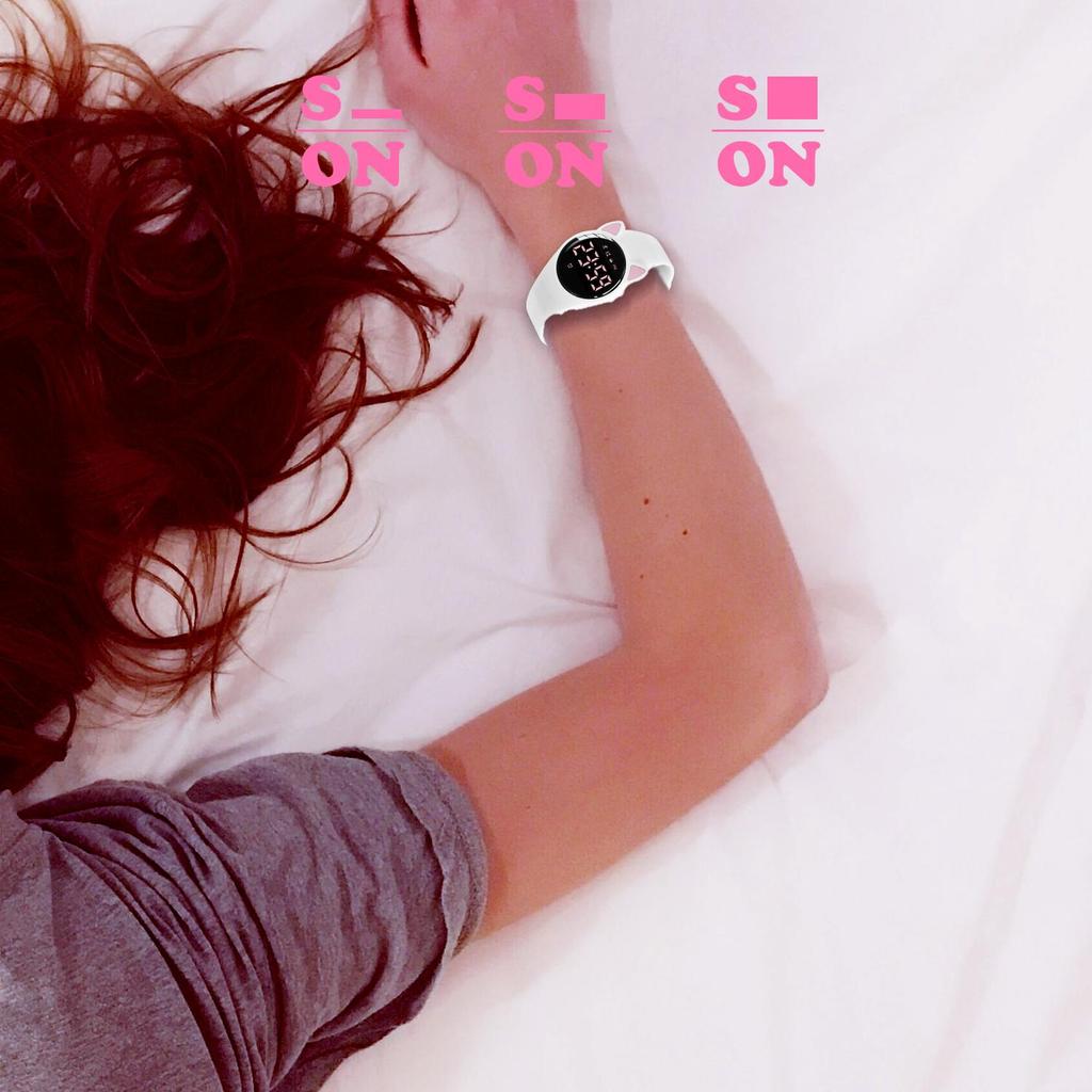 Çocuklar İçin Fitness Saati Dijital Aktivite Takip Saati 3-12 Yaş Arası Çocuklar İçin Bluetooth Olmayan Alarm Adım Sayımı Bilek Saati