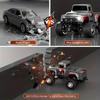 1:64 Scale Mini Remote-Controlled Alloy Off-Road Truck Monster Truck Toy 2.4GHz Wireless High-Speed Off-Road Crawler LED Lighting For Kids Boys Gifts