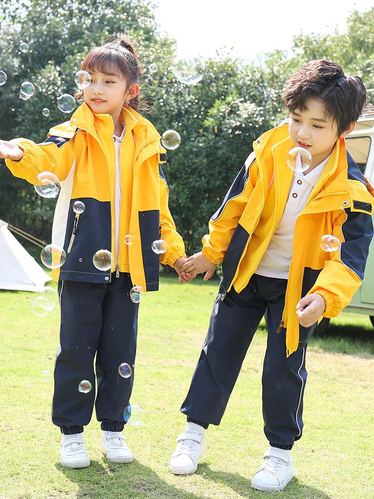 3-in-1 Kapuzenjacke Herbst/Winter 2021: Schuluniformen für Kindergarten, Grundschule & Sekundarstufe im Campus-Stil