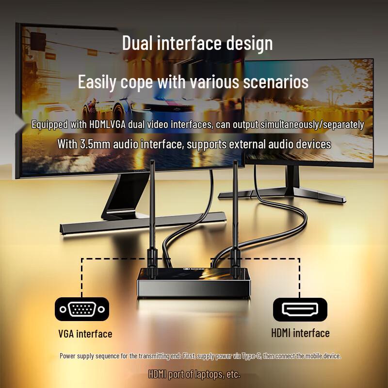 BIAZE R40 4K Wireless HDMI Screen Mirroring Adapter
