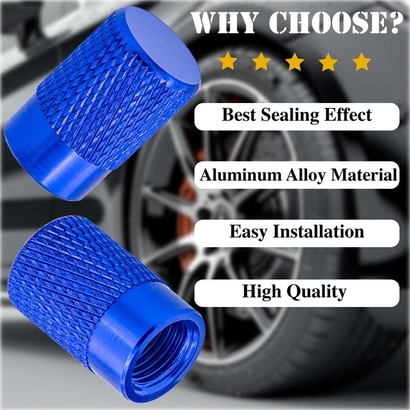 4PCS Aluminum Alloy Car Tire Valve Cap Dustproof Cover For Volkswagen VW Golf 7 MK5 Caddy Passat CC Polo MK6 Tiguan Arteon Jetta zo3
