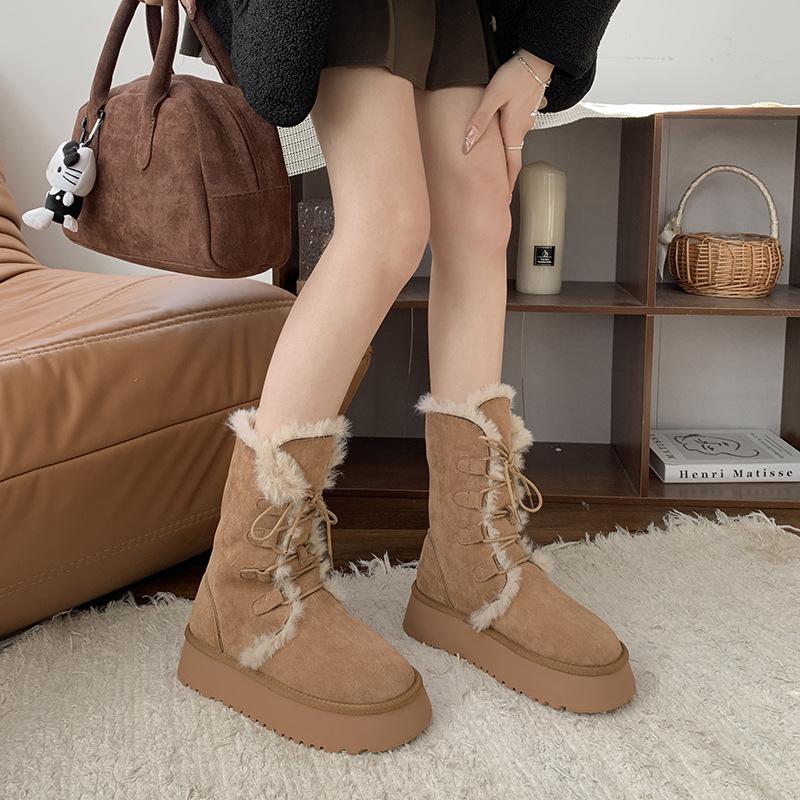 Autumn Thick Versatile Fashion Snow Boots for Women