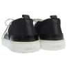 Great HERMES Sneakers Deep H Logo Design Leather Knit Black White Knit Women 37 Used