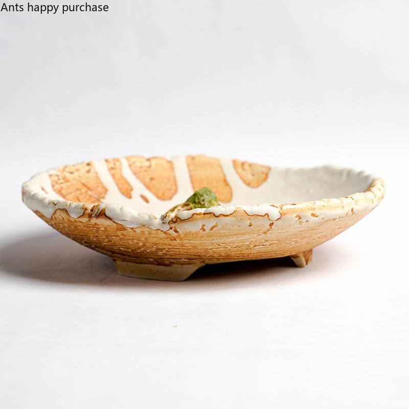 Ceramic Plates Irregular Dinner Plate Western Steak Plates Fruit Salad Bowl Dessert Plate Soup Bowl Sushi Dish Hotel Tableware