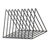 Desktop   Rack Rustproof Simple   Geometric Iron File Holder Decoration for   Study Living Room