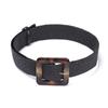 Women Wide Dress Belt Shirt PP Straw Belly Necklace Elastic Waist Chain Body Jewelry Straw Belt