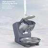 Electric Snow Cone Maker Ice Crusher Machine with Safety Protection Ergonomic Handle Design Shaved Ice Machine with Cover