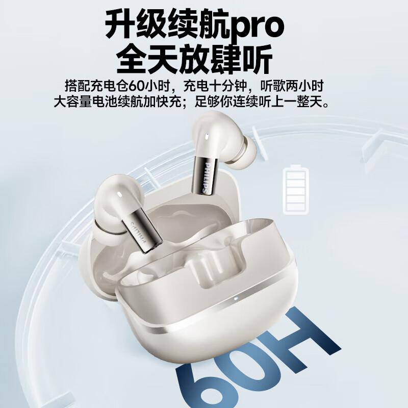 

Philips TAT3569 True Wireless Noise-Cancelling Earbuds