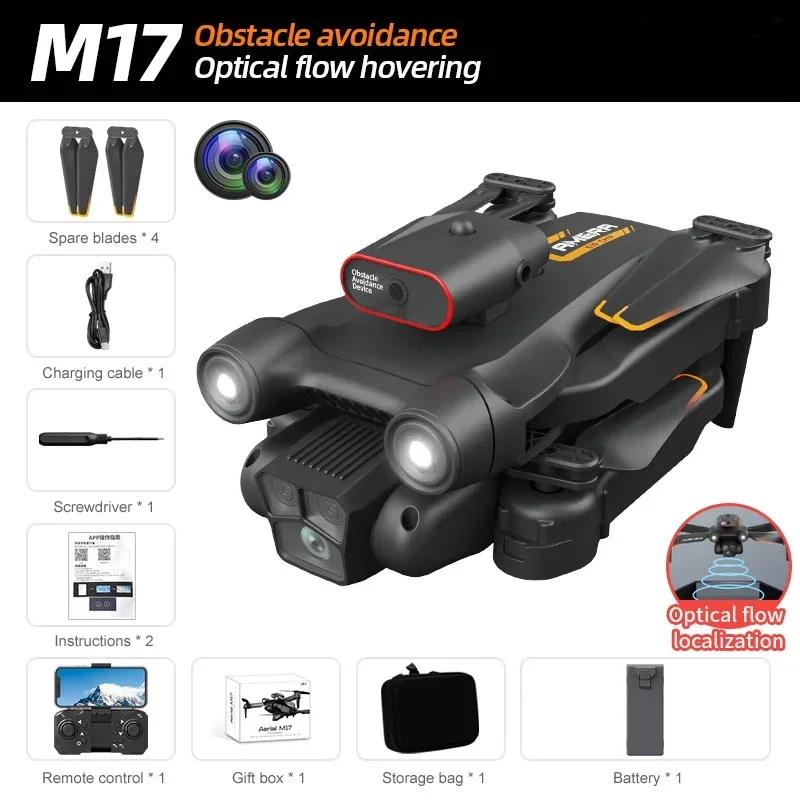 M17 Drone Professional 1080p High-Definition Three Camera 5G Optical Flow Positioning Aerial Photography Foldable RC Quadcopter