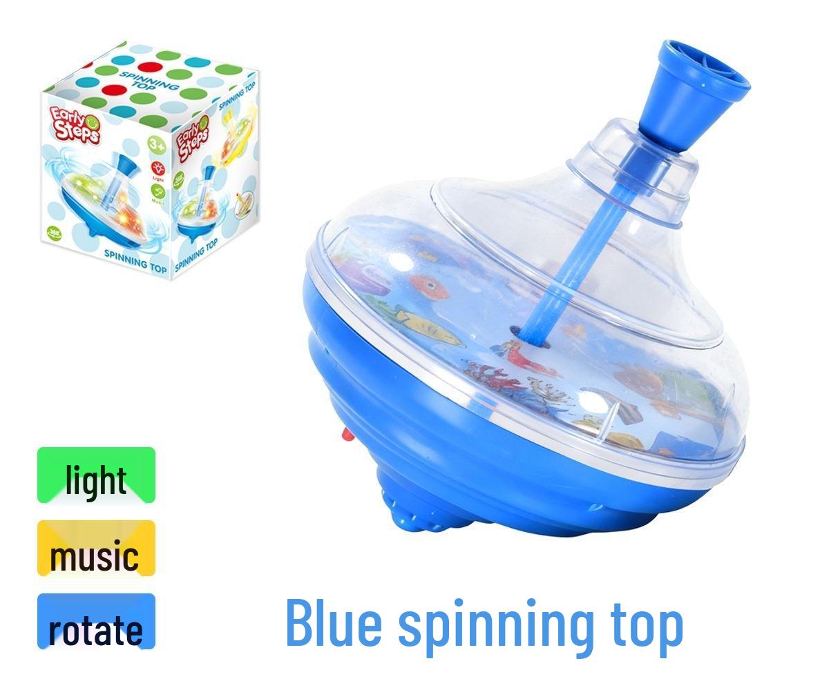Colorful Flashing Gyroscopic Music Toy for Kids Giant Gyroscope Flashing Seven Colors