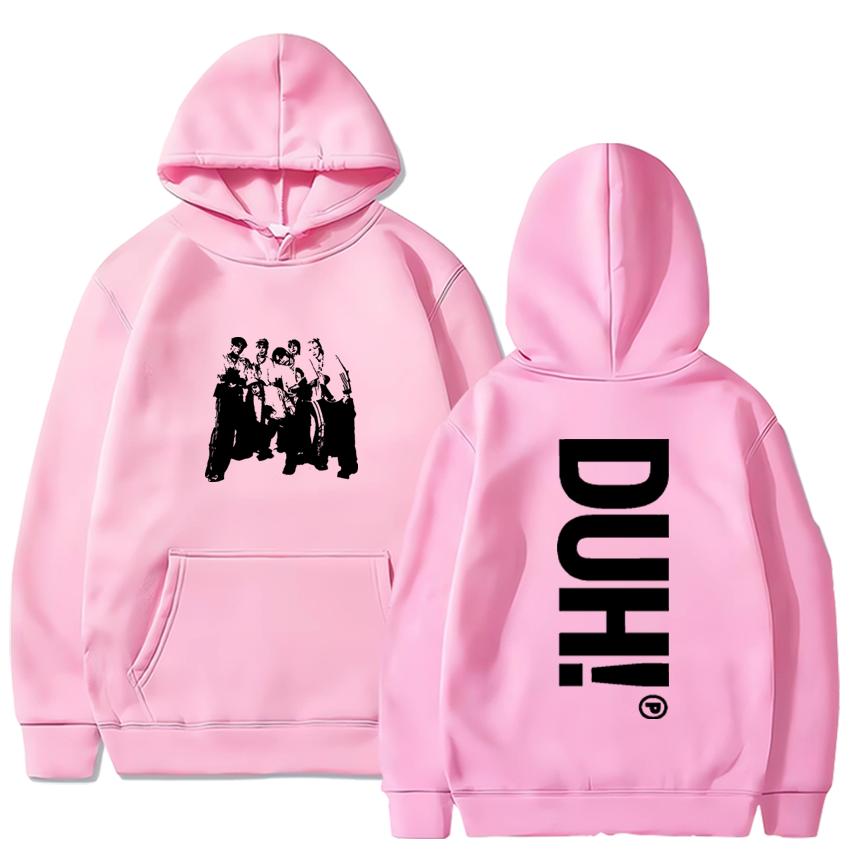 KPOP P1Harmony DUH Album Lustiger Hoodie Hip Hop Grafik Sweatshirt 90er Jahre Vintage Streetwear Harajuku Trainingsanzug Y2K Kleidung