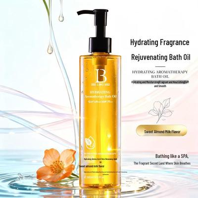 Hydrating and Nourishing Bath Oil & Long-lasting Fragrant Shower Gel for Tender Skin