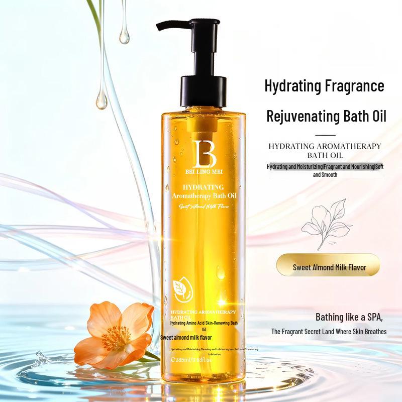 Увлажняющее и питательное масло для ванны и долгоиграющий ароматный гель для душа для нежной кожи