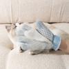 Remove Floating Hair Cat Petting Gloves Two-sided Soft Silicone Dog Hair Remover Thicken Elastic Wrist Closure