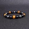 Bracelet - HEMATITE - 13-6mm - Équilibre énergétique - Obsidienne - Mixte