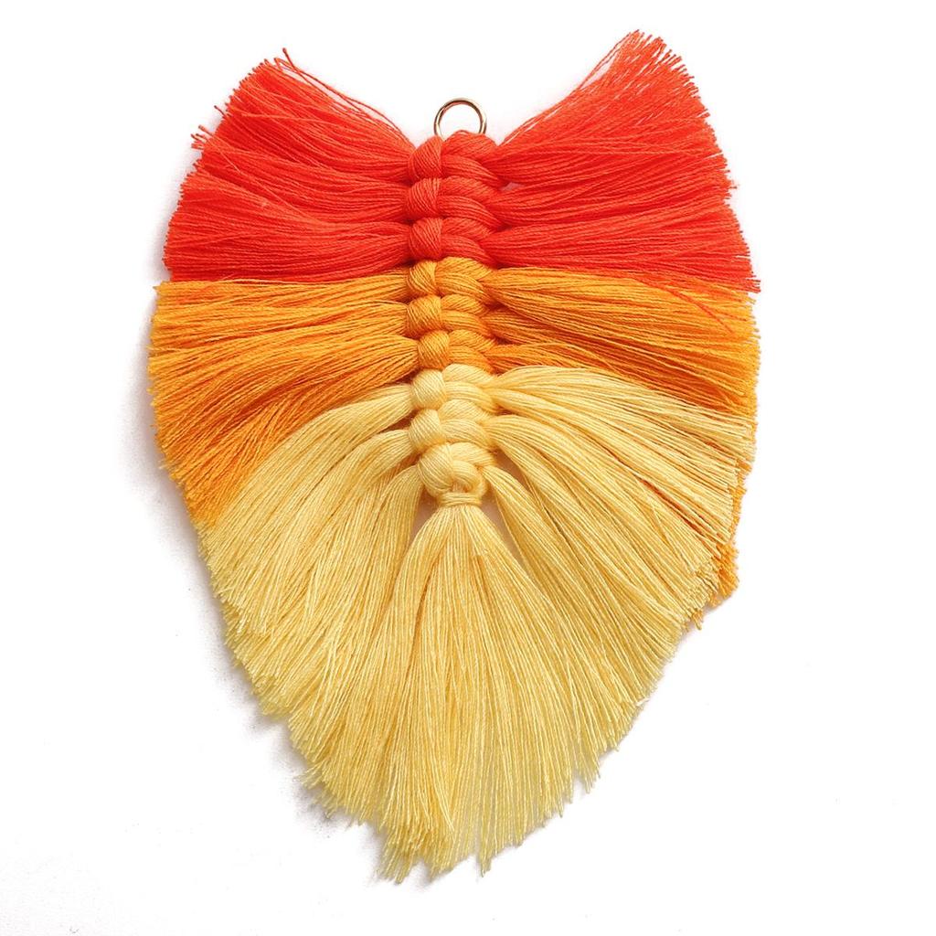 Tassel Woven Pendant Charm for DIY Bag Keychain Accessories