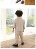 Children's Formal Suit: Flower Boy Autumn-Winter Velvet British Style for First Birthday or Performances.