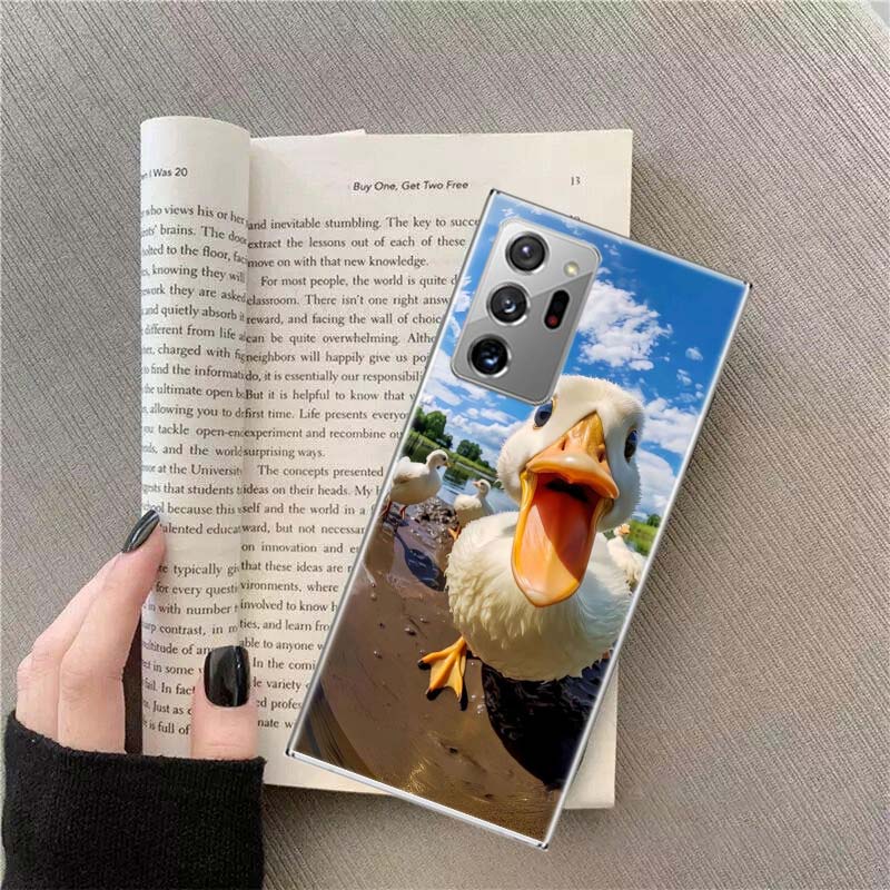 Yellow Duck Phone Case for Samsung A17 A37 A57 A54 A14 A24 A34 A07 A04S A02S A12 A22 A32 A52S A16 A26 A36 A56 A72 Galaxy Note 20