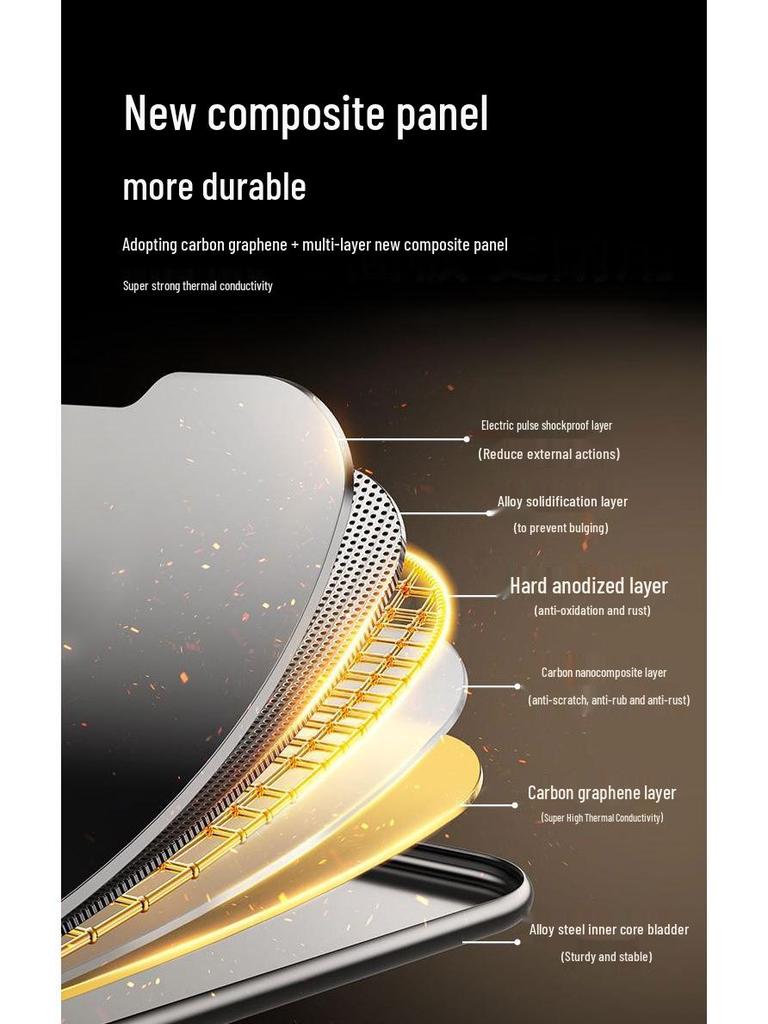 All-Metal Dual-Axis Laptop Stand: Elevates View, Enhances Heat Dissipation for Dorm Desktops.