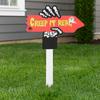 Lightweight Outdoor Halloween Signs Creative Garden Lawn Stakes  Haunted House Decor