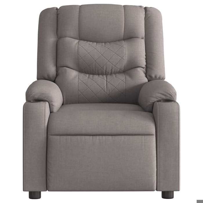 VidaXL Reclining Massage Armchair Taupe Fabric 4019933