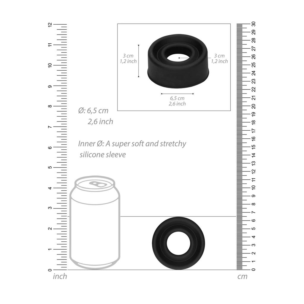 Medium Silicone Penis Pump - Pumped by shots