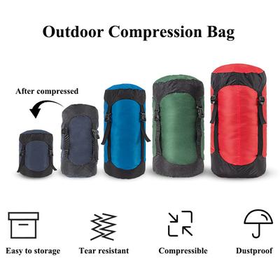 Wasserdichter Schlafsack für den Außenbereich, Kompressionssack für die Lagerung im Campingbereich, Kompressionssack für Rucksackreisen, Reisen, Wandern