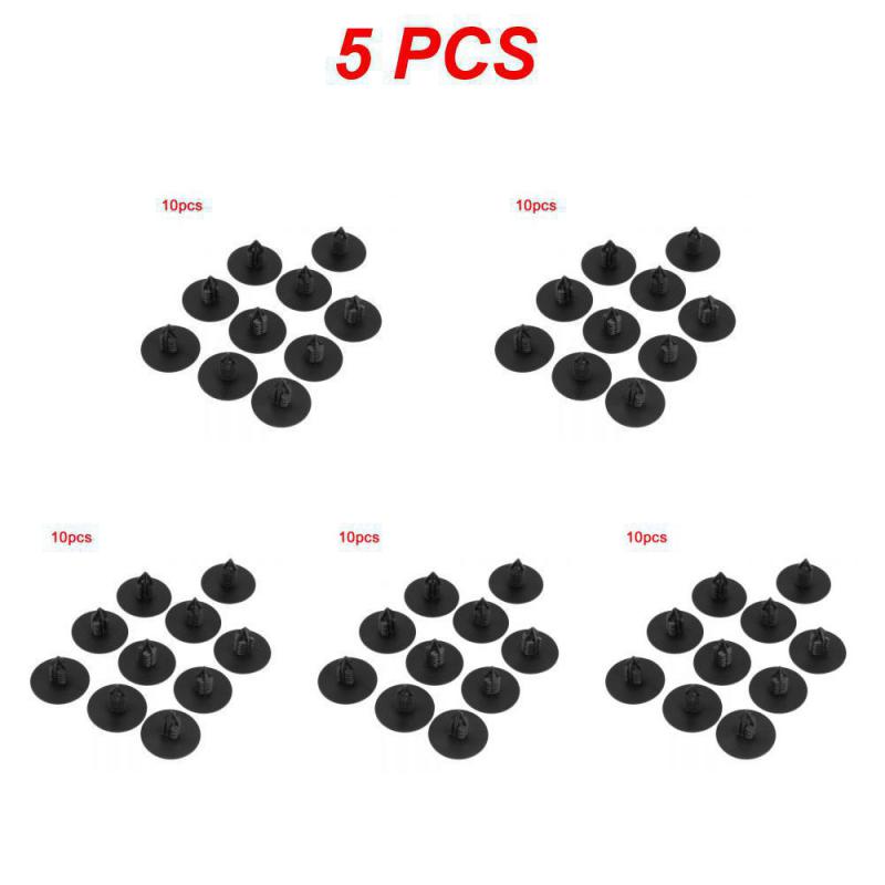 1~10PCS Black Plastics Wheel Arch Lining Splash Guard Trim Clips For Clio MK2 Scenic Megane Car Styling Fender