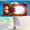 Ultra-Soft Beach Towel with Christmas Santa Claus Theme,Ideal for Pool - Camping, Diving - Perfect Travel Essential, Vibrant Beach Towel.