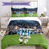 Messi Bedding Set Breathable Duvet Cover with Pillowcases Decorative Bed Linen for Bedroom Home Decoration Birthday Gift