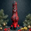 Fantasy Alien Anal Plug – Premium Liquid Silicone Anal Expander, Black & Red Design, Soft Teasing Toy for Couples, Bodysafe, Flexible & Smooth