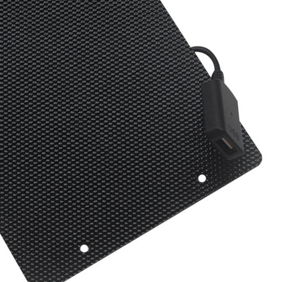 5W 5V Solar Panel USB Phone Charger High Conversion Rate Overcharge Protection IP65 Waterproof Emergency Solar Panel Charger