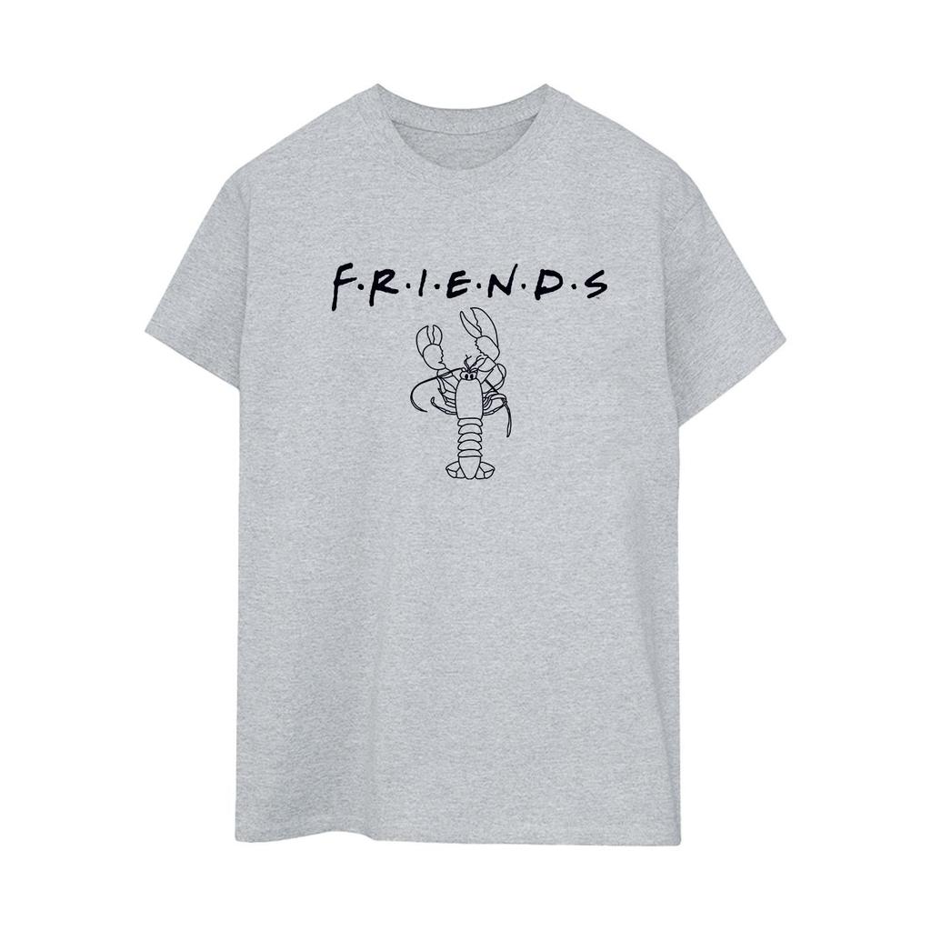 Friends Womens/Ladies Lobster Logo Boyfriend T-Shirt