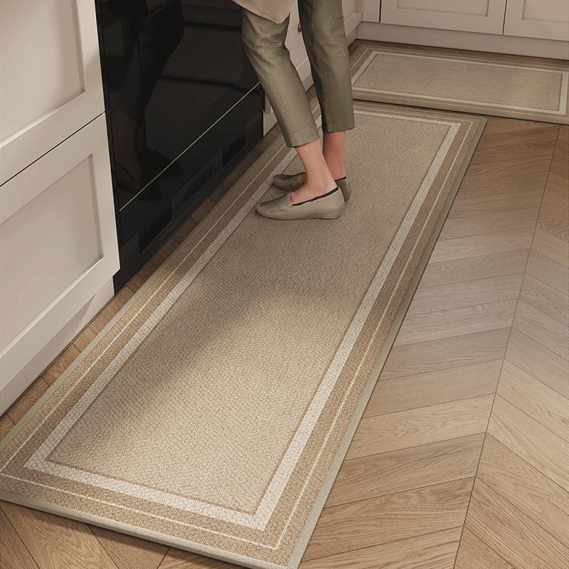 Carpet For Kitchen Floor Mat Absorbent Non-Slip Carpets Minimalist Solid Color Design Home Decoration Rug Alfombra De Cocina