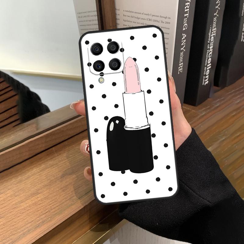 Lipstick Love Fashion Case For Samsung Galaxy M56 M06 M16 M36 M52 M32 M12 M54 M34 M14 M35 M55 M15 M11 M31 M13 M53