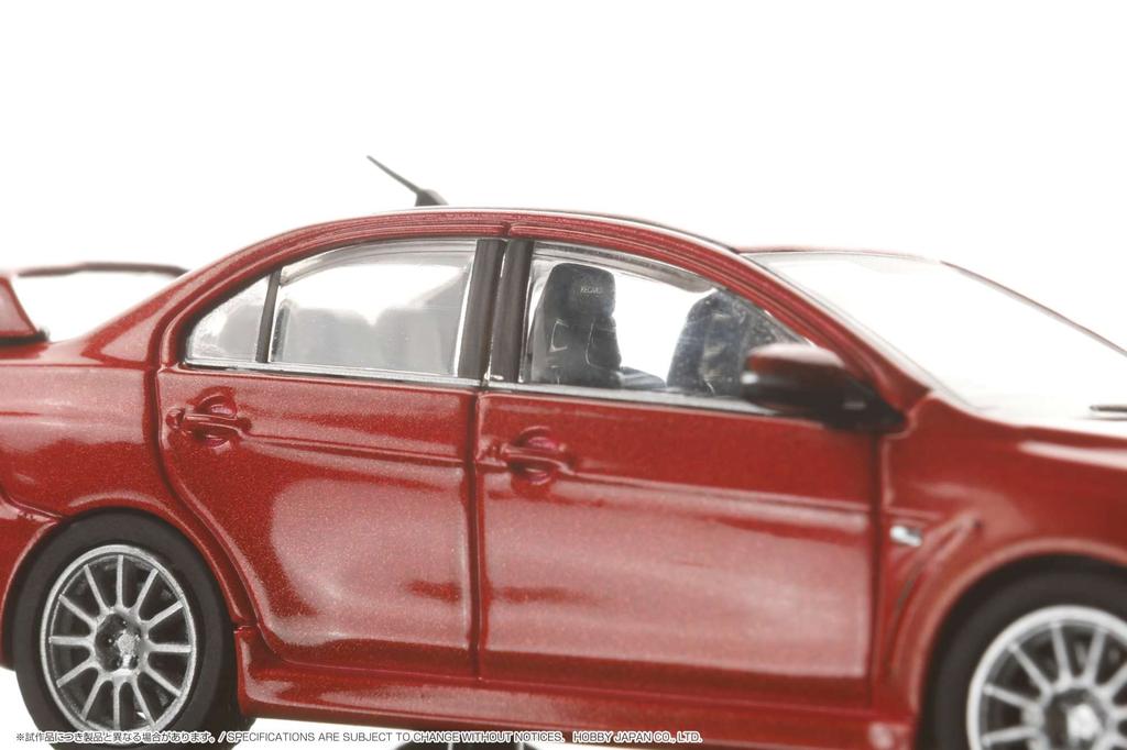 HJ64 Mitsubishi Lancer Evolution 10 Red Metallic 1/64 (Finished Model)