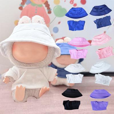 First And Second Generation Baby Clothes 17cm Doll Sitting Party Clothes Accessories Overalls