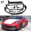 Porsche 911 992 Techart Style Carbon Fiber Kit: Front & Rear Lips, Side Skirts, Air Ducts, Corner Protectors
