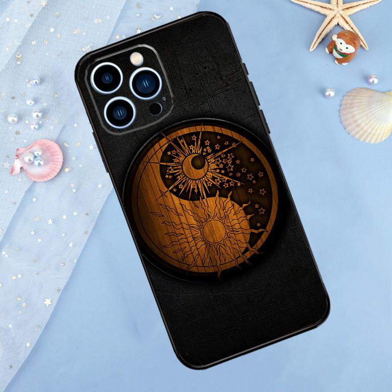 Sun and Moon Case For iPhone 17 Pro Max16 15 14 13 11 12 Pro Max Plus 12 13 Mini 16e 17 Air Back Cover