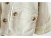 Korean Style 2025 Kids' Fleece-Lined Corduroy Jacket – Trendy & Warm Winter Top for Boys and Girls