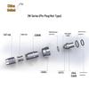 Zhonglian W IP68 Push-Pull Metal Connector - Outdoor Aviation Plug, Waterproof & Self-Locking