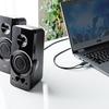 Sanwa Supply High-Power USB Powered Speaker MM-SPL19UBK