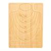 1PC Versatile Bead Board Tray Set for DIY Jewelry Making Flocked Surface Eco-Friendly for Bracelet and Necklace Craft.