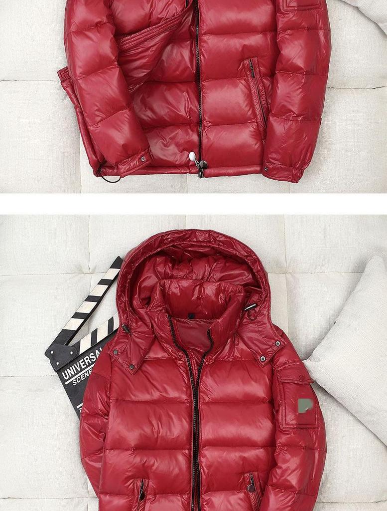 2025 Mengjia Unisex Glänzende Daunenjacke, Winter Warm, Verdickt für Paare