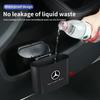Car Trash Can Hanging Garbage Bin Pressing Box With Lid For Mercedes Benz AMG A C Class W201 W210 W108 W204 W205 W203 W211 W124 QG1