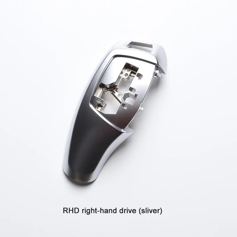 

Авто LHD RHD Накладка на рычаг переключения передач для BMW F10 F30 Набалдашник рычага переключения передач Аксессуары для интерьера Настоящее углеродное волокно 6 цветов RHD Sliver